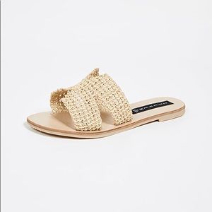 NEW Steve Madden Woven Slide Sandals Sz 6